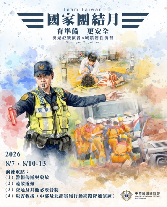 2026城鎮韌性演習，你我一起守護民主家園3